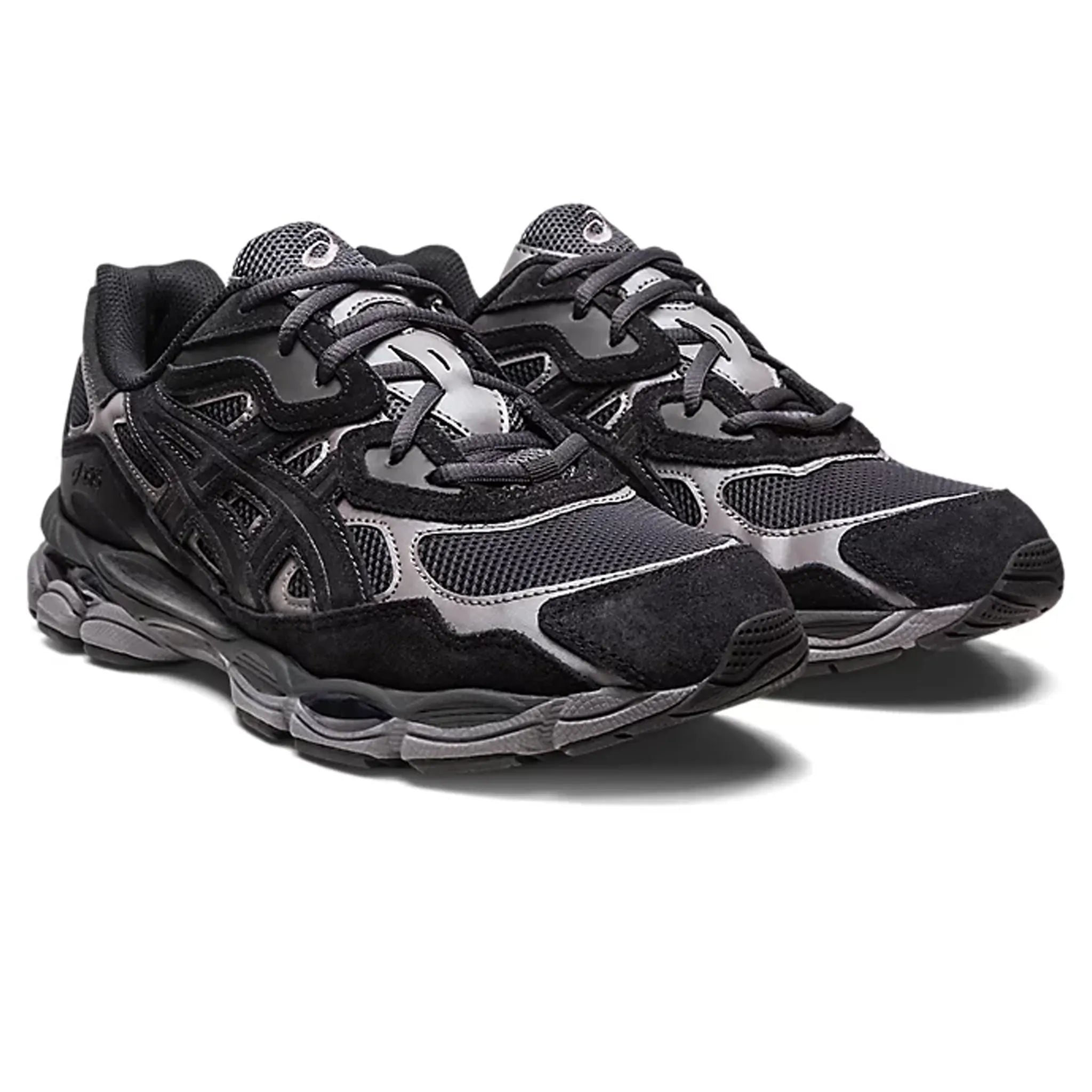 Front Side View of ASICS Gel-NYC Graphite Grey Black (W) 1201A789-020